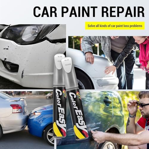 Image of Car Scratch Remover Touch Up Paint Pen Automotive Car Paint Pen 2 In 1 Car Paint Scratch Repair for Deep Scratches Special-Purpose Car Paint (Grey)