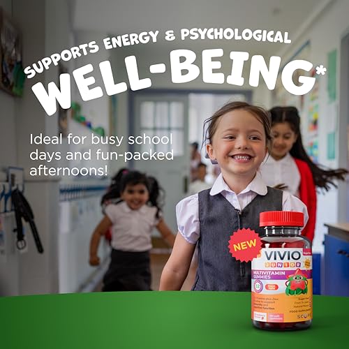 VIVIO Junior Multivitamin Gummies: Delicious, Chewable, Sugar-Free Multivitamin Gummies for Children 3 Years and Older. Packed with 12 nutrients, Including Zinc and Iodine, Vitamin C and D - Image 5