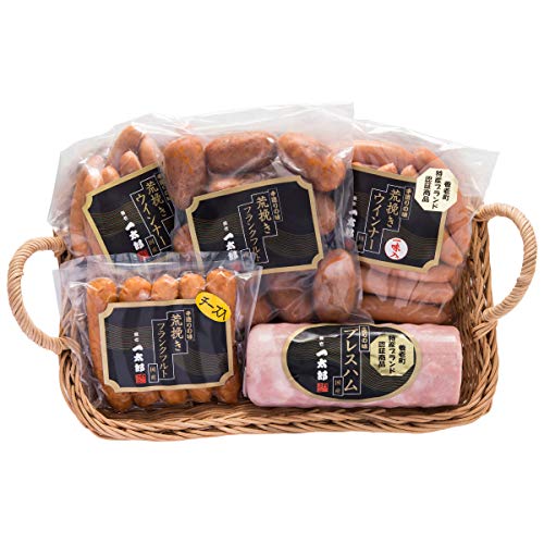 お好みセット〔ウィンナー2種(各300g)・ミニフランク340g・フランクチーズ入り5本入り・プレスハム400g〕