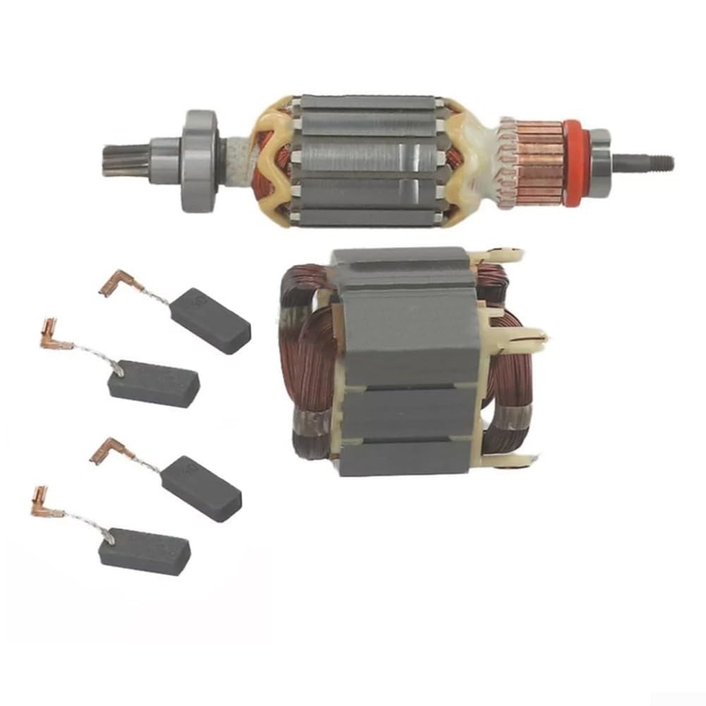 Set di spazzole di carbone per statore rotore per Makita HR4001C HR4010C HR4011C 513633-7 625758-6 CB350 Parti di ricambio per utensili elettrici Kit di 6 componenti in metallo