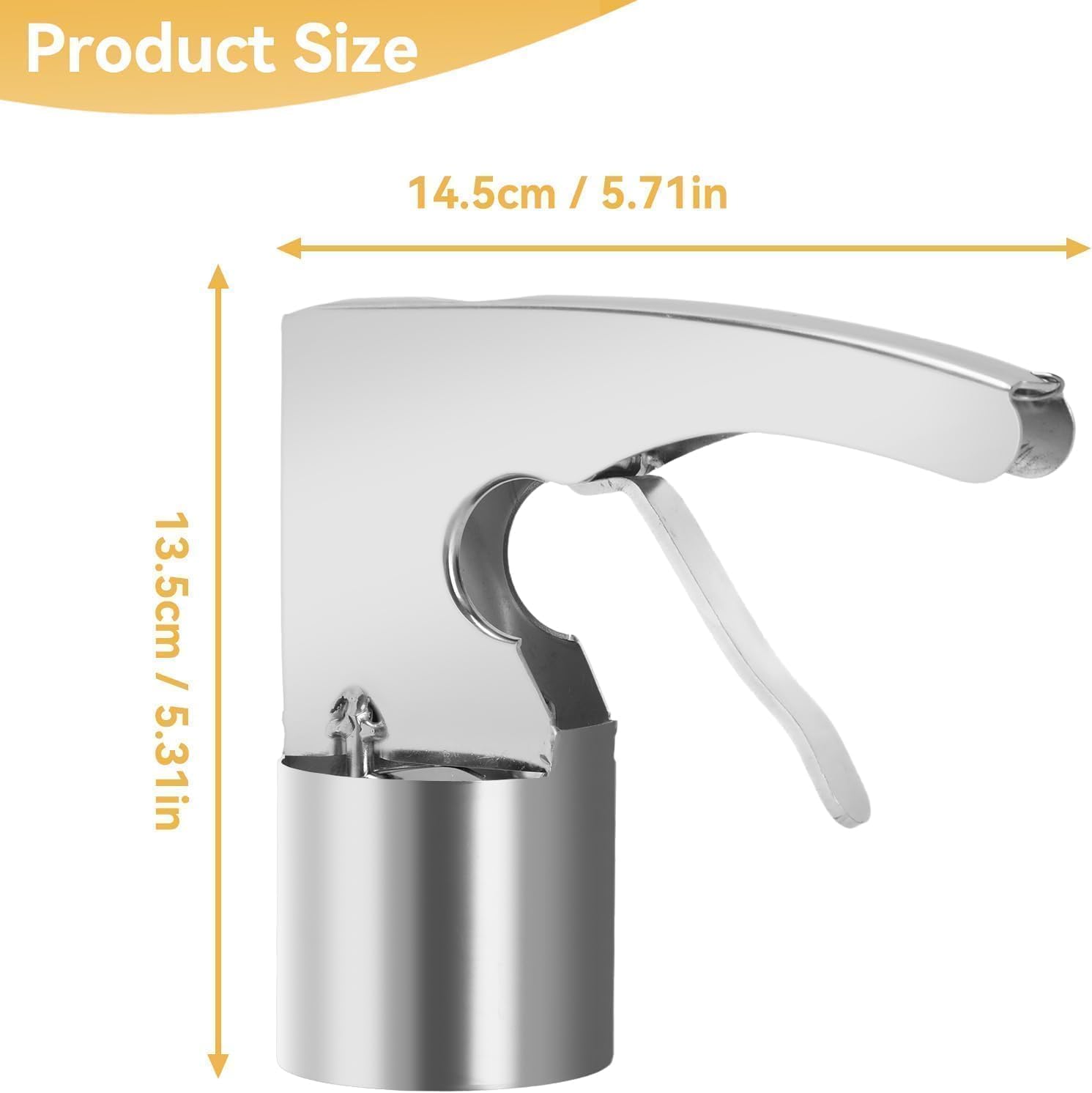 Old Time Ice Cream Scooper, Stainless Steel Ice Cream Scooper with Trigger Release, Easy Release Adjustable Thickness for Mashed Potatoes Ice Cream 5.71 * 6.31in