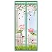 Produktbild DENGZH Magnet Fliegengitter Tür Magnet Insektenschutz Tür, verstärkt Magnet Fliegenvorhang für Balkontür Wohnzimmer Terrassentür, Klebemontage Ohne Bohren (Color : Green, Größe : 90x190cm(35x75inch))
