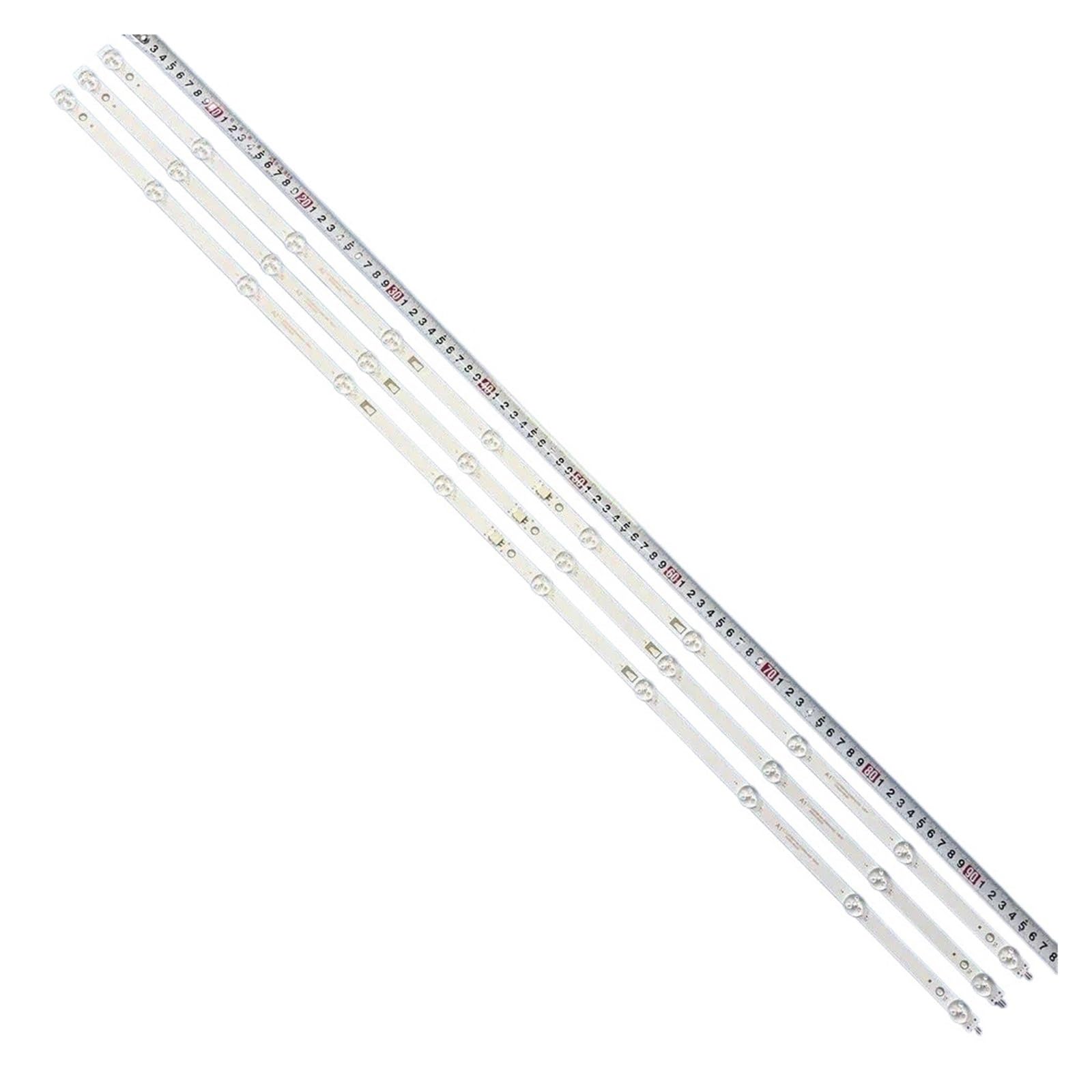 Listwa oświetleniowa LED 10LED dla 50 Smart TV S2 S1 JVC LT-50MCS780 LT-50KB608 LED50D10AZC62AG03D(3pcs set for 1 TV)