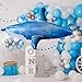 ILEISURELY Extra Large Inflatable Shark Pool Toy,79inch Shark Pool Birthday Party Decorations,Party Favors Supplies Gift for Kids Adults