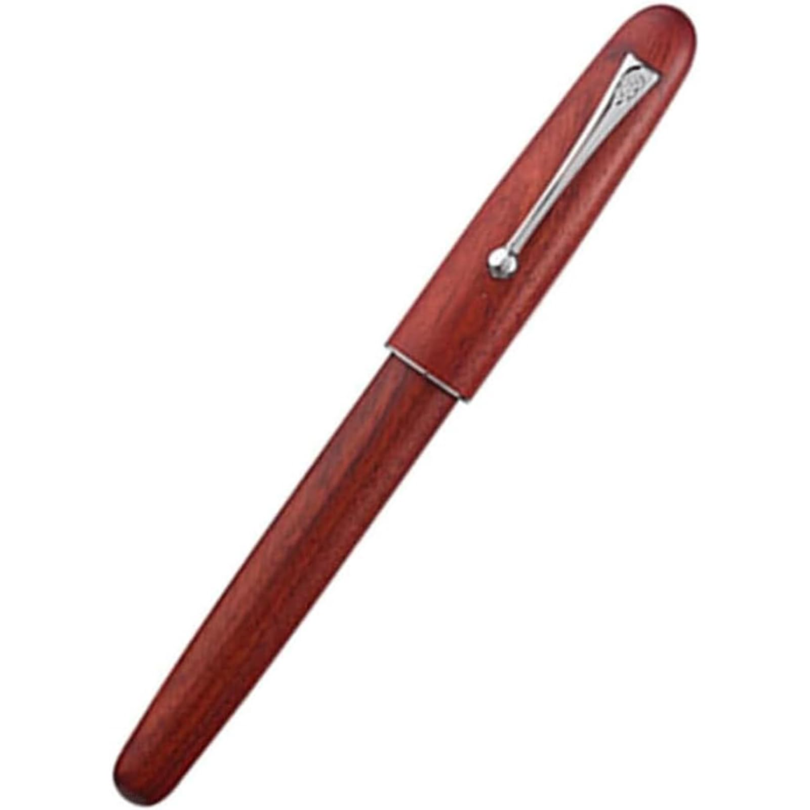 Penna stilografica in Legno Creativa, con Pennino da 0,5 mm e Penna calligrafica, per Ufficio e Scuola Fluido.