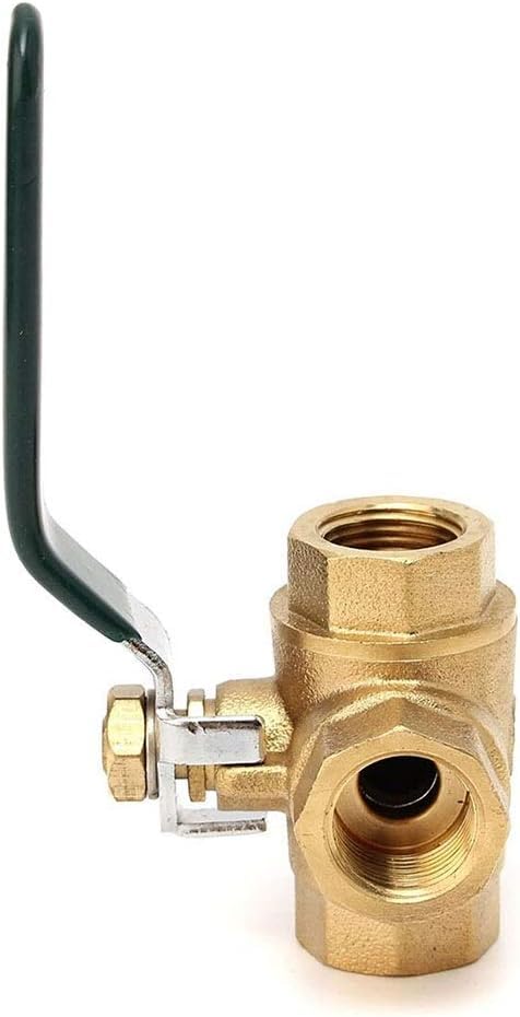 Valvola A Sfera 3 Vie In Ottone 10mm: Raccordo Y Con 2 Interruttori E Morsetti - 2