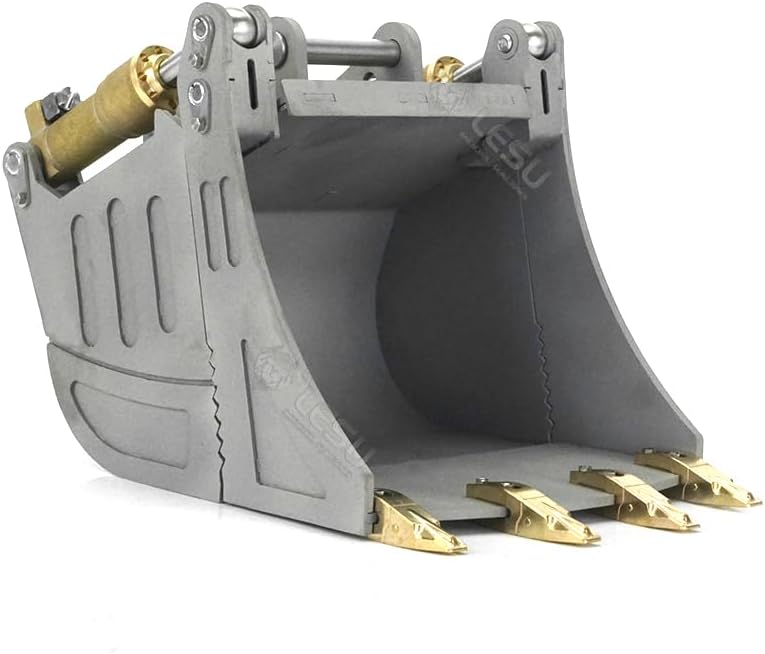 TOUCAN RC HOBBY Metal Openable Closable Bucket 1/14 LESU RC Hydraulic ET30H Excavator