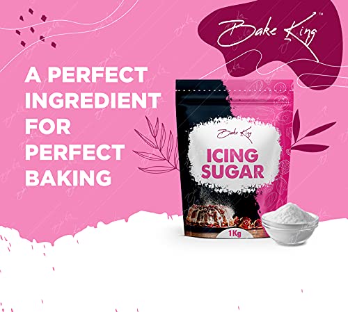 Image of BAKE KING Icing Sugar 1kg | Baking & Cooking | Icing Sugar for Cake Frosting