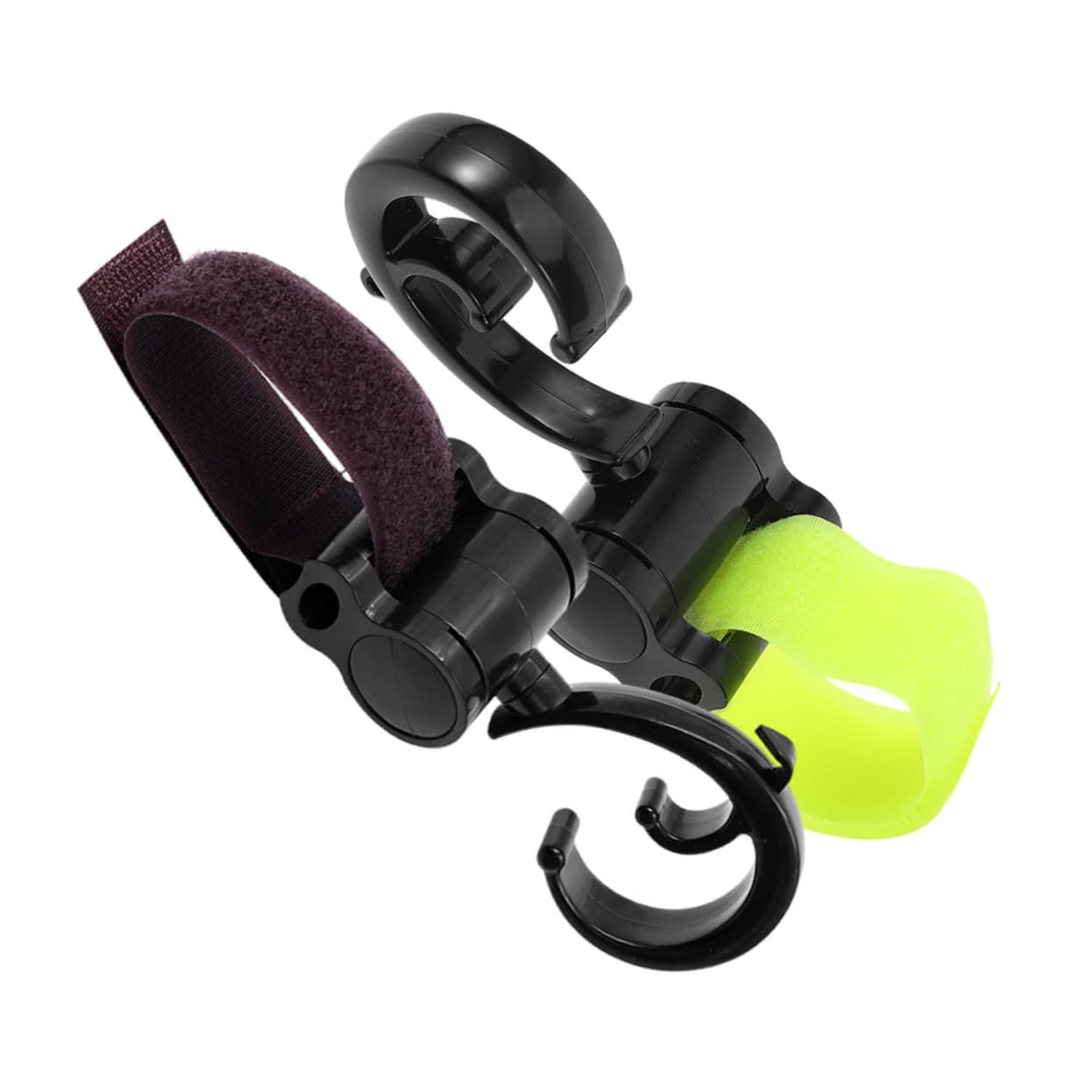 2pcs Heavy Duty Stroller Hooks Multipurpose Strap Hangers for Diaper Bags Motorcycles Electric Scooters for Hands Convenience