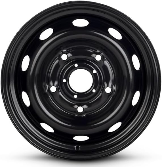 16x6.5 inch OEM Direct Replacement Steel Wheel - Recond for 2015-2025 Ford Transit 150 5-160mm Black 16 in Rim CK4Z1007B
