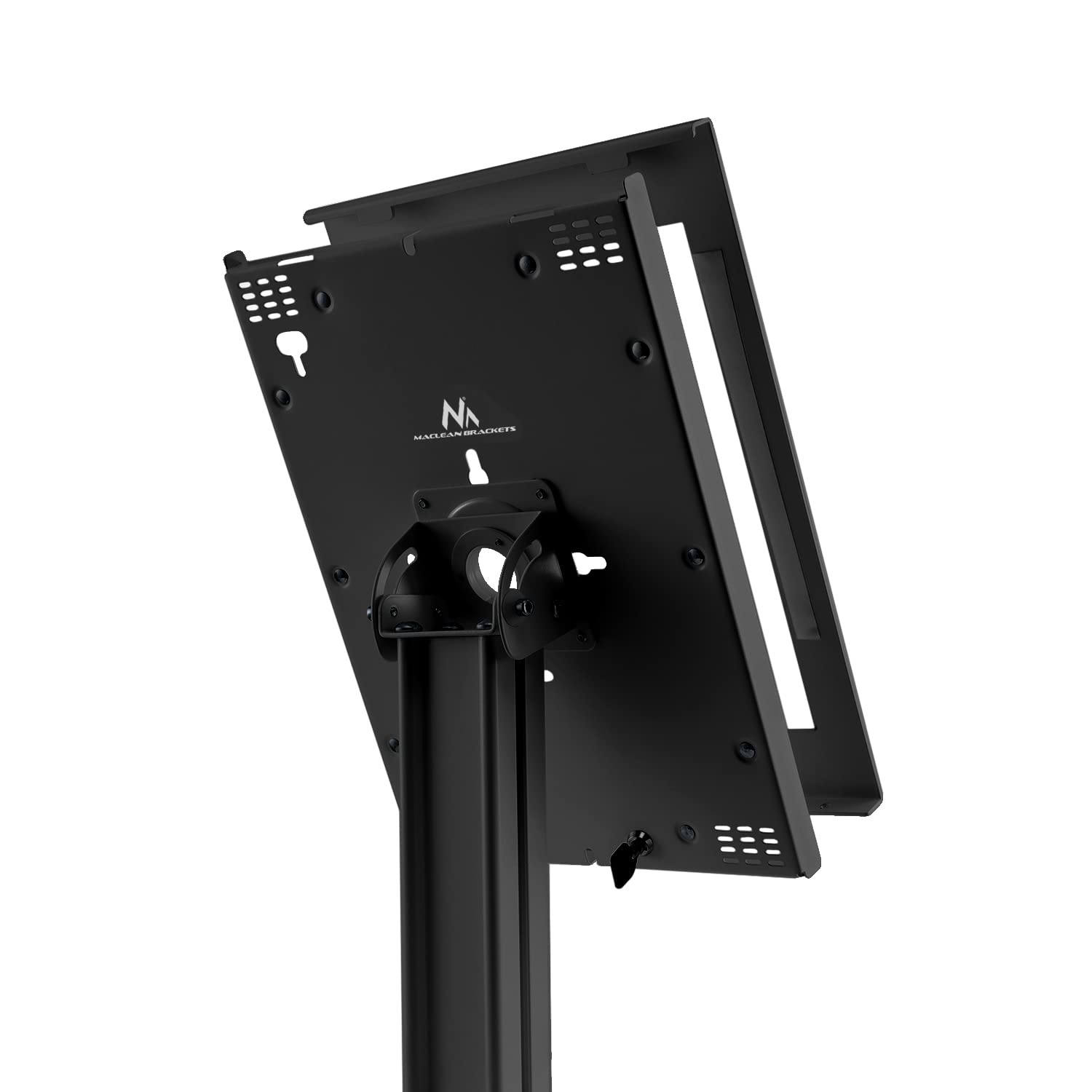 Maclean MC-867 Supporto stand per tablet Antifurto Sistema di blocco per montaggio Compatibile con iPad Pro (Gen 3) 12.9'' (Nero)