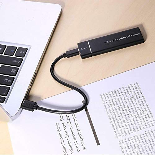 Caja Externa M.2 NVME a USB-C Gen2 10GBPS Negra miniatura 7