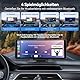 Carpeer CarPlay & Android Auto Display Car Stereo, Auto-Display, 10.26-Zoll-IPS-Touchscreen, Digital Receiver mit 1080p-Rückfahrkamera, Super Link, GPS Navigation, S1ri, Bluetooth Audio, FM, AUX