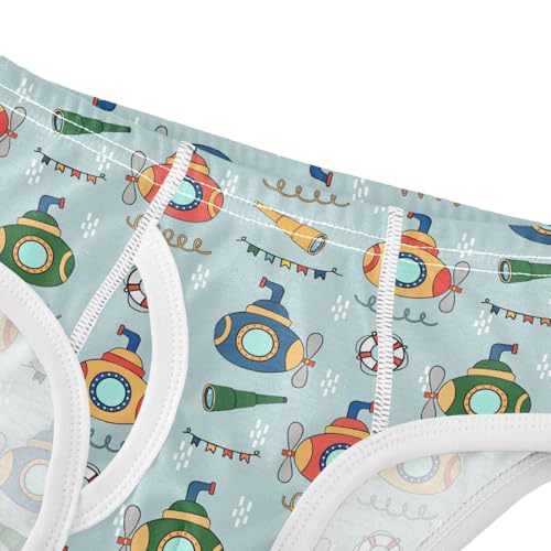 Cotton Little Boys Briefs Soft Submarines Toddler Underwear4