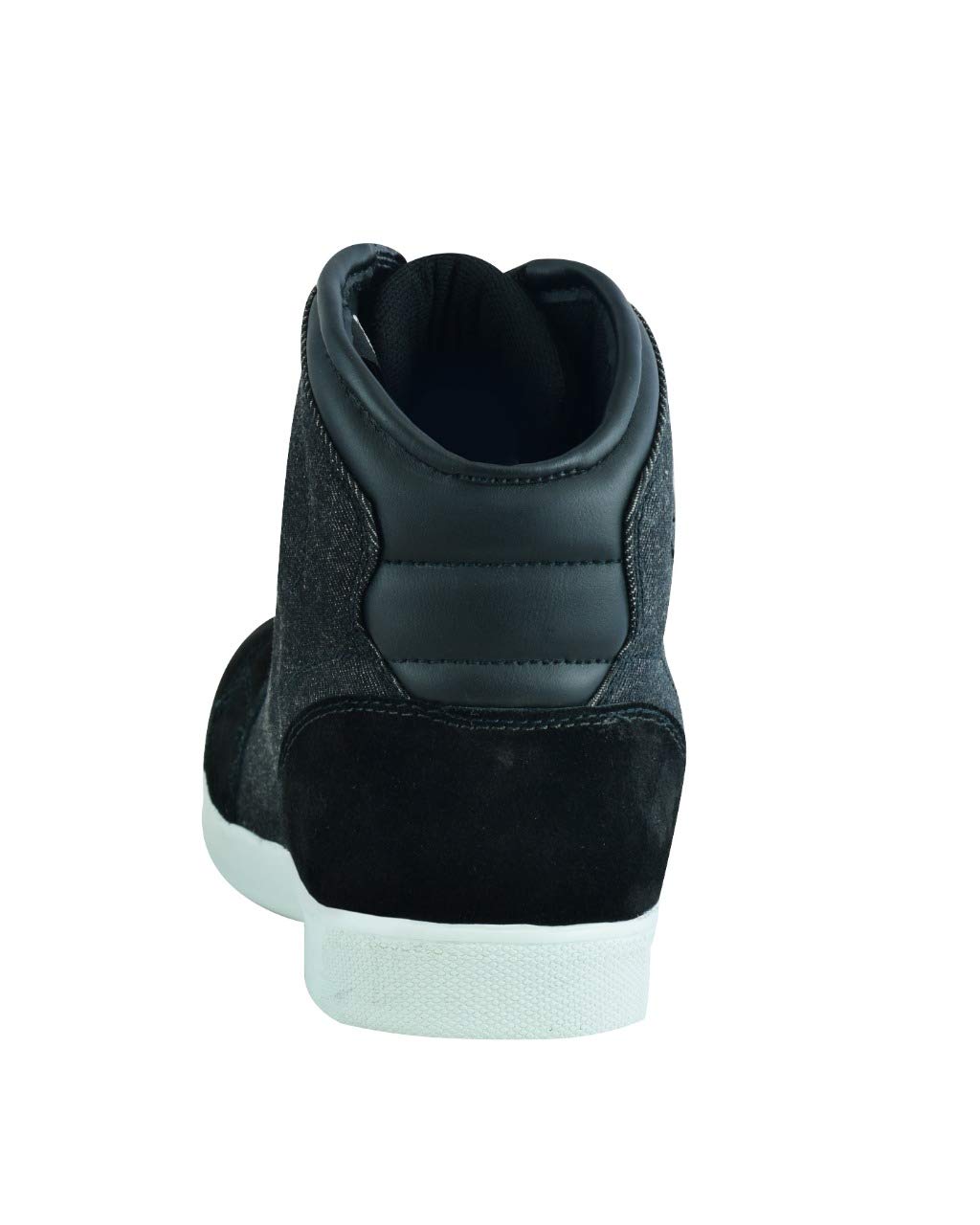 Jet Stivali Scarpe Moto Uomo Casuale l'armatura Impermeabile Denim Pelle