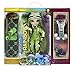 Rainbow High Winter Break Jade Hunter â€“ Green Fashion Doll and Playset with 2 Designer Outfits, Snowboard and Accessories