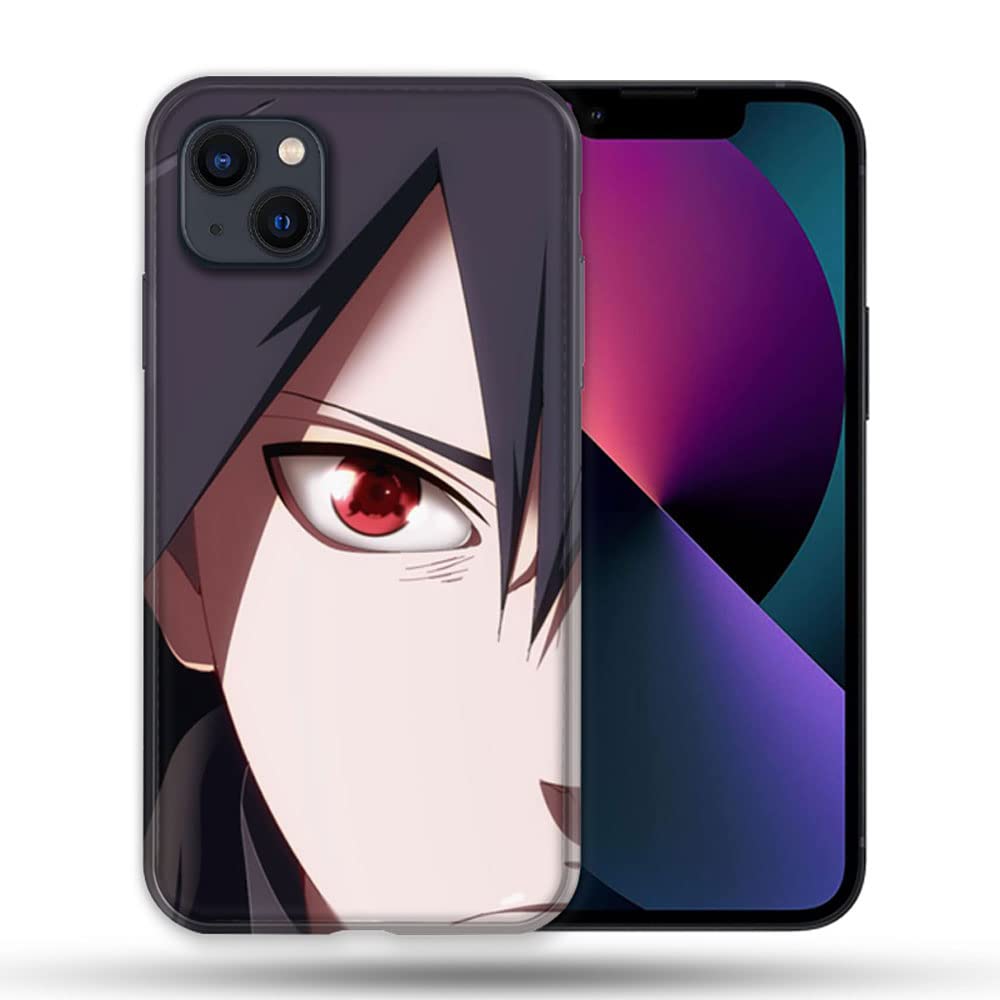 Coque aimantée iPhone 13 Sasuke Naruto antichoc - 3