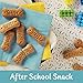 SCOOBY-DOO! Baked Graham Cracker Snacks, Made with Whole Grains, Kids Lunch Snacks, Cinnamon, 11oz Box (1 Box)