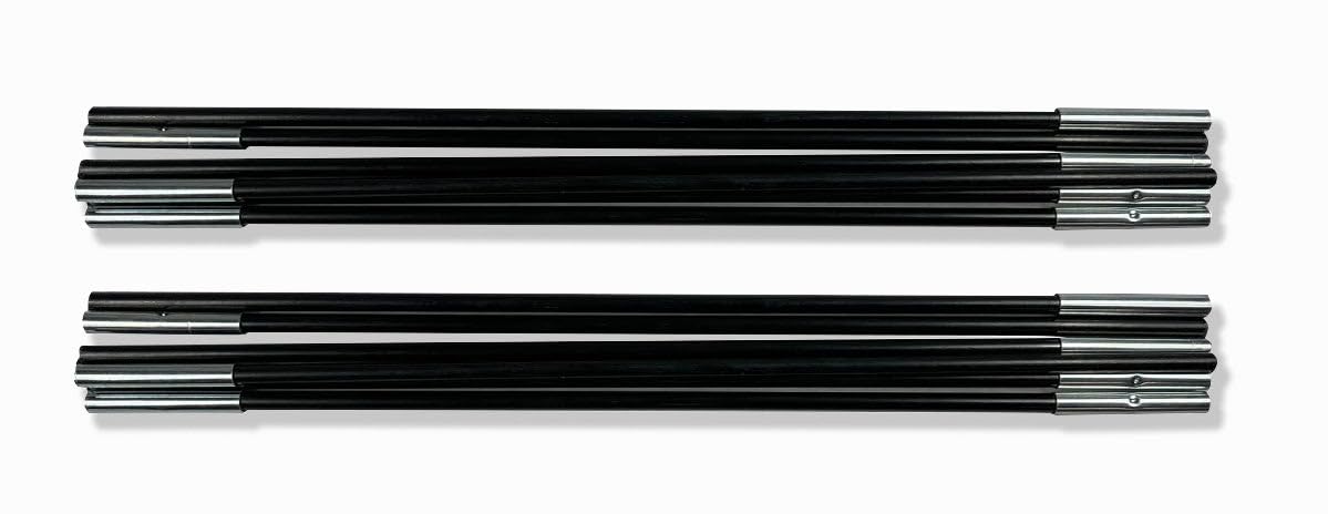 Eurohike Backpacker Deluxe Tent, Complete Set of Fibreglass Tent Poles, Tent Poles Replacement, Tent Accessories