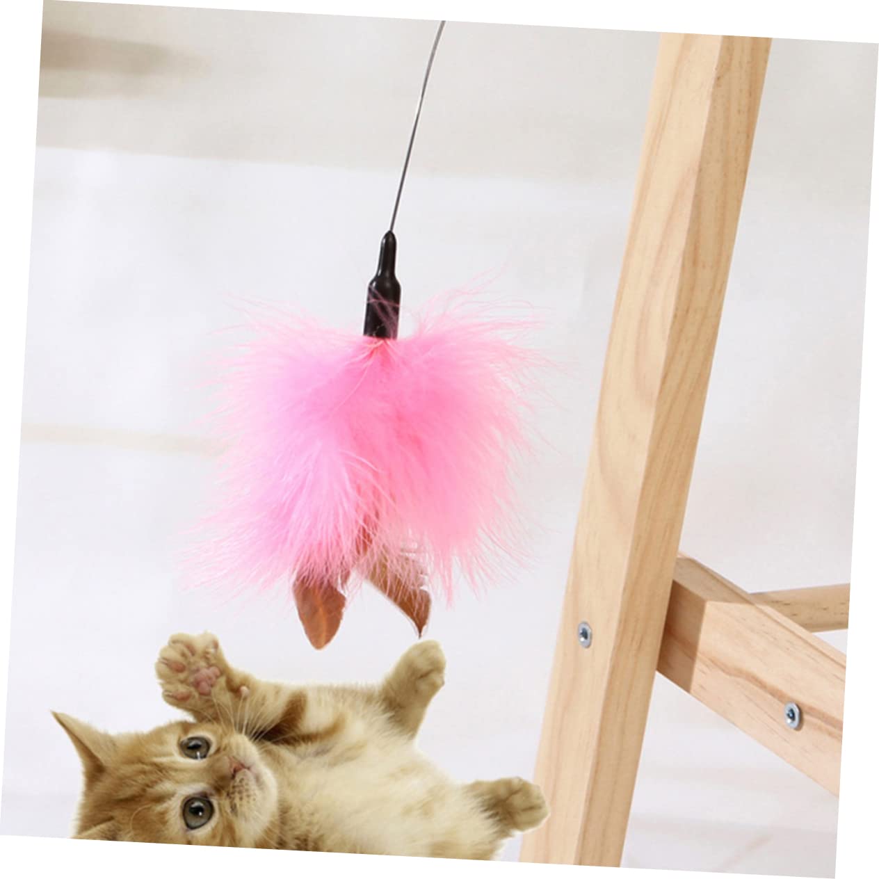 UPKOCH 2pièces Lot de Jouets Amusants pour Chat Baguettes Jouets Interactifs pour Chats