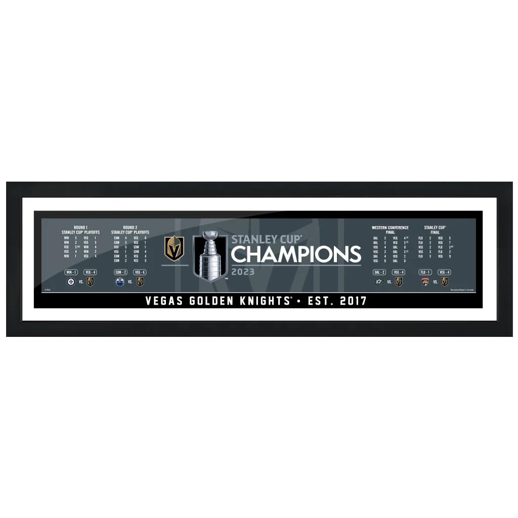 Sports Decor Vegas Golden Knights Stanley Cup Champions Frame - 6