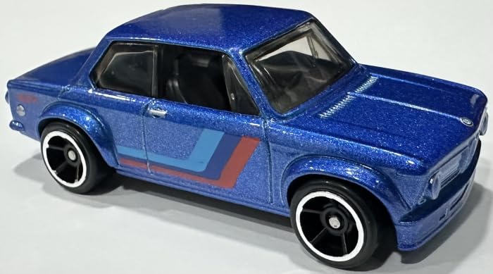 Image of Hot Wheels 2025 BMW 2002 70s VS 90s Ages 3 and Up 77 /250 (Blue)