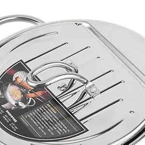 Muskan Enterprises -ME Frying Pot, Mini Frying Pot, Durable with Kitchen Tool for Gas Stove Induction Cooker Electric Stove(Large 24cm)'$