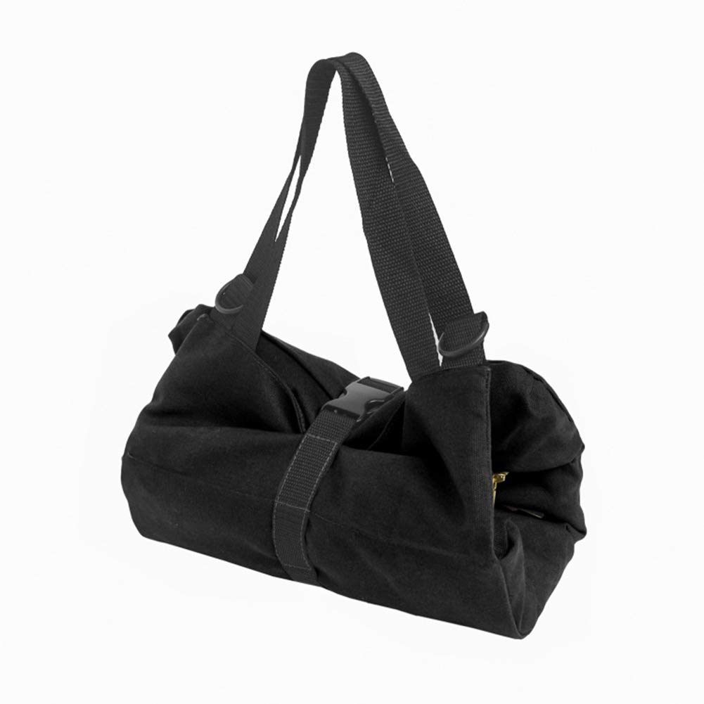 Rollo de herramientas súper roll, bolsa enrollable para herramientas de lona, bolsa multiusos para colgar con cremallera, organizador de respaldo de asiento de automóvil, cubo organizador de 3