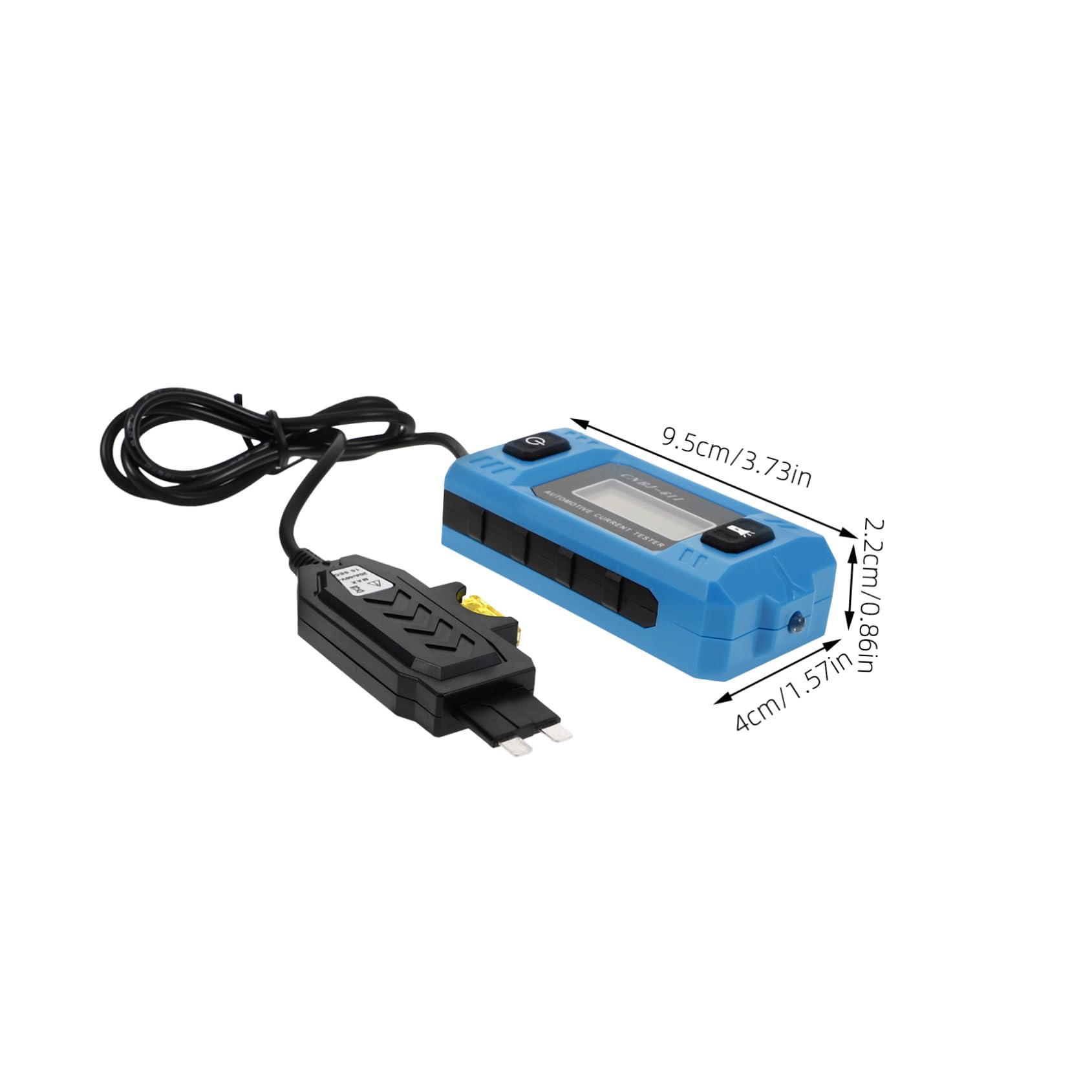 Comprobador de Fusibles Digital para Automóvil Función de Detección de Micro Corrientes Oscuras y Prueba de Fugas, Carcasa de Abs Resistente para Uso Automotriz