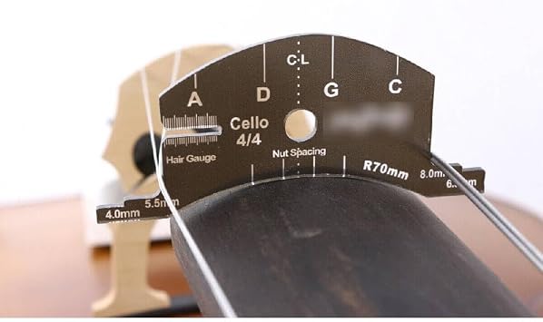 4/4 Cello Bridge Template fingerboard Shaping Tools multi-purpose tools for Marker Luthier