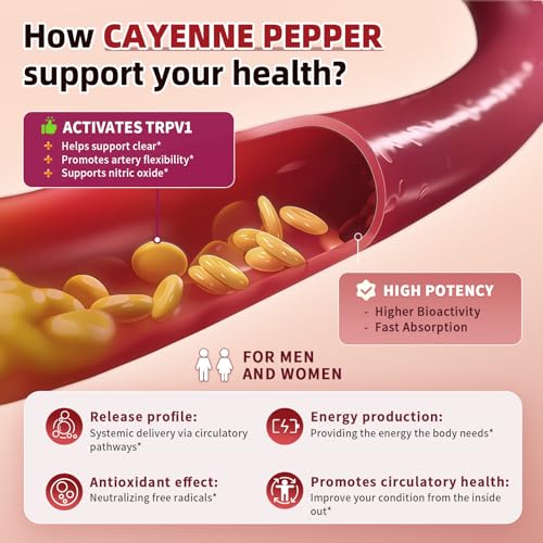 Image of (2 Pack)16 in 1 Cayenne Pepper Gummies- Sugar-Free Capsaicin Supplements Complex w /Moringa, Hawthorn, Beet Root - Plus Wormwood, Citrus Bergamot Support Circulation* & Overall Wellness* - 60 CT