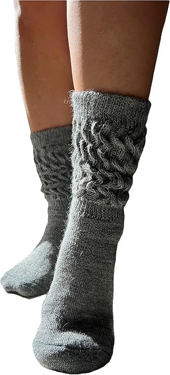 Therapeutic Alpaca Socks, Unisex Cozy Winter Warm Gear, Breathable Soft Comfy Garment Foot Clothing for Men & Women - Image 2