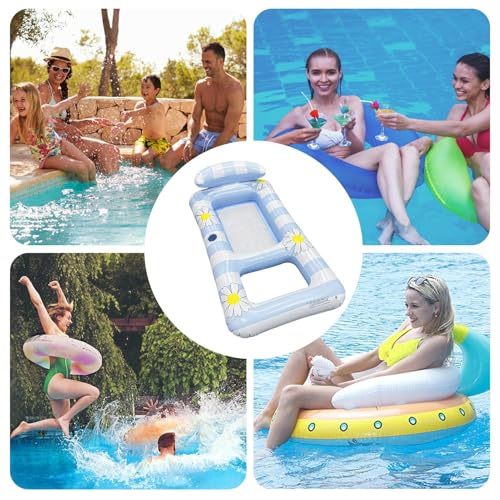 Bouées de piscine et canapé-lit pliable gonflable multi-usage - 4