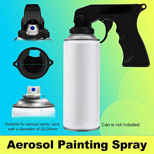 Zwbfu Manopla de spray de pintura em aerossol com gatilho Full Grip para manutenção de carros de pin