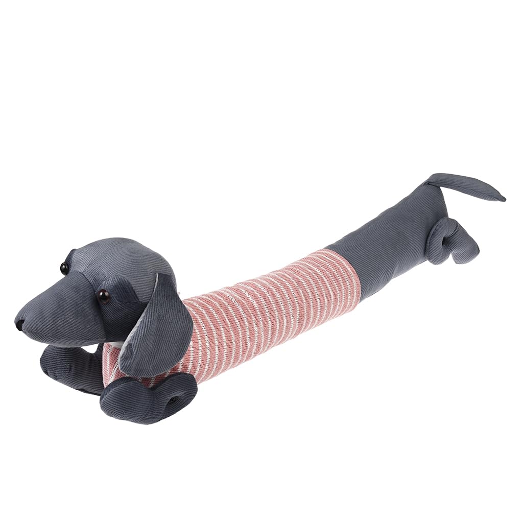 Rex London Pink Sausage Dog Draught Excluder - Jumper