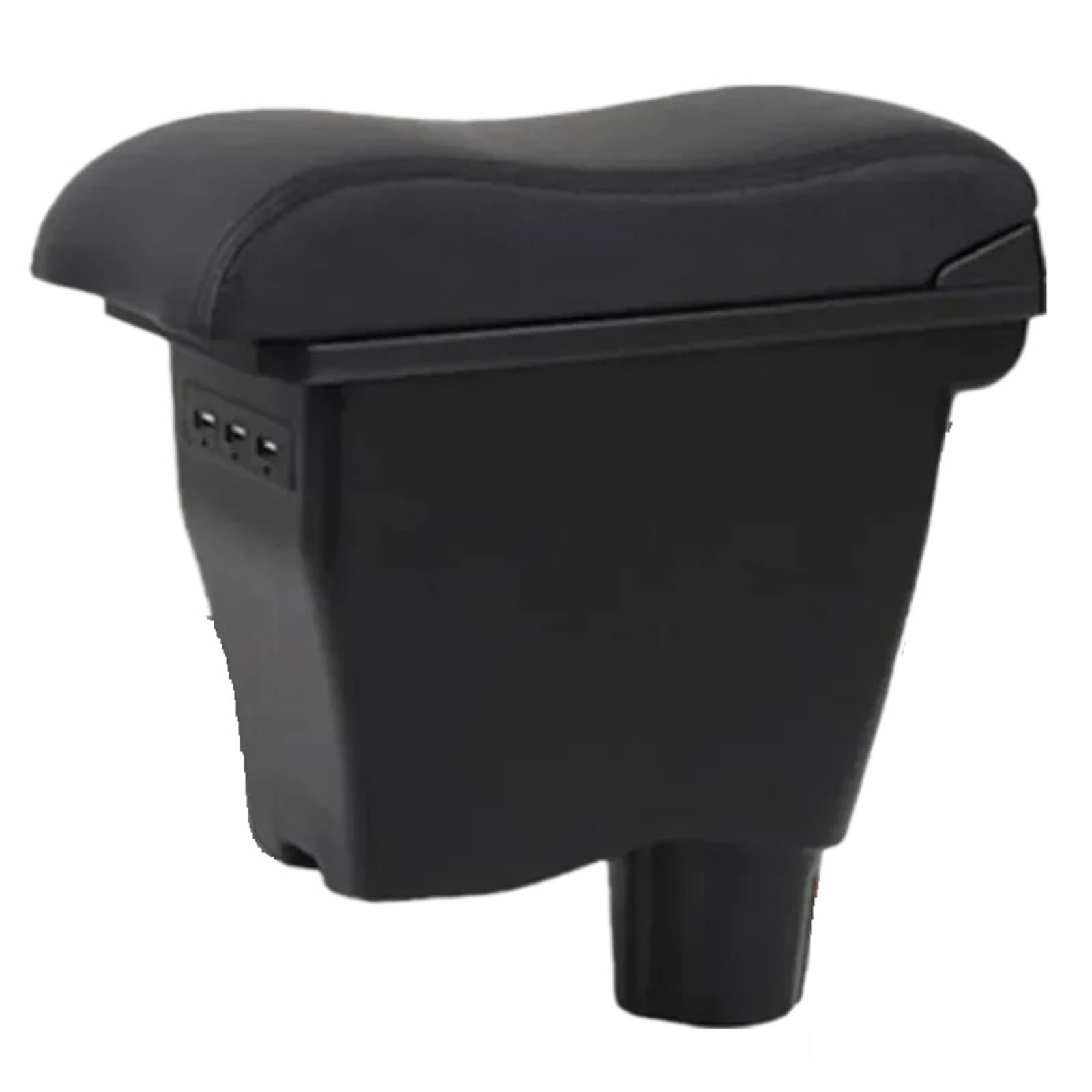 UMDJJU For Benz For Smart 453 For Fortwo For Forfour 2015-2019 Armrest Car Box Retrofit Parts Interior Storage Car Centre Console Armrest Box(1B Real Cowhide 3USB)