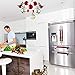Mosoan Christmas Decorations Indoor 6 Pack Christmas Refrigerator Fridge Door Handle Covers, Santa Snowman Christmas Kitchen Decor Appliance Handle Cover Xmas Holiday Decor