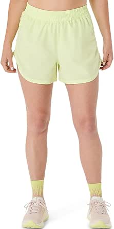 asics(アシックス) ランニングウェア NAGINOランニングアジャスタブル4インチショーツ 2012D141 レディース 750(フードルイエロー) L