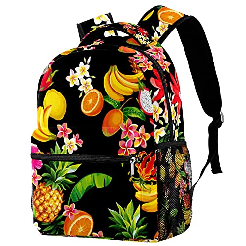 Sac à dos fleurs de pivoine pour garçons et filles multicolore