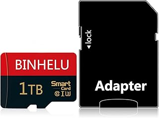 Micro SD Card 1TB Memory Card 1024GB TF Card with Adapter Class 10 High Speed Micro Card for Android Phones/PC/Computer/Camera