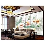 Custom Wallpaper 3D Stereo Relief Lotus Fresh Watercolor Lotus Leaf TV Background Wall Living Room Bedroom Wallpaper 55'X40'