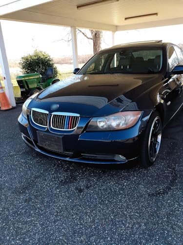 Image of Grille color stripes Compatible with BMW E90 E91 Pre-LCI 3 Series 2006 2007 2008 grill12-Beam