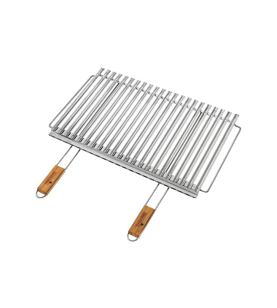 Griglie per Barbecue della Marca Modello Griglia Barbecue B26740 Biologica con Recupero Grassi Cromo