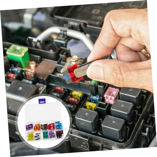 Kit de fusibles automotrices MAGICLULU, 50 piezas, diseño compacto, materiales zinc y policarbonato, para auto, RV y motorhome miniatura 6
