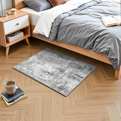 Tapete decorativo moderno gris oscuro 2x3 miniatura 2