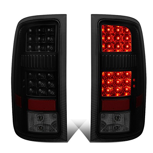 Image of DNA MOTORING TL-GMCSIE07-LED-BK-SM LED Tail Light Assembly Driver & Passenger Side [Compatible with 07-14 GMC Sierra 1500 2500HD 3500HD]