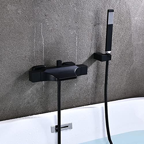 Mitigeur de douche chaud et froid à cascade d'eau et douchette pour un remplissage rapide