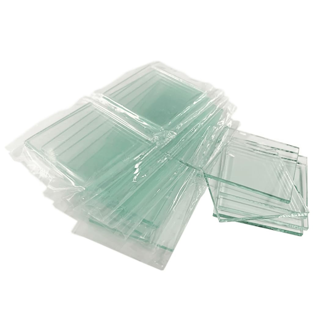 Objektträger aus Natrium-Kalzium-Glas for Laborzwecke – transparentes Deckglas zur Probenbeobachtung und -adhäsion(20 * 20 * 1mm*200)