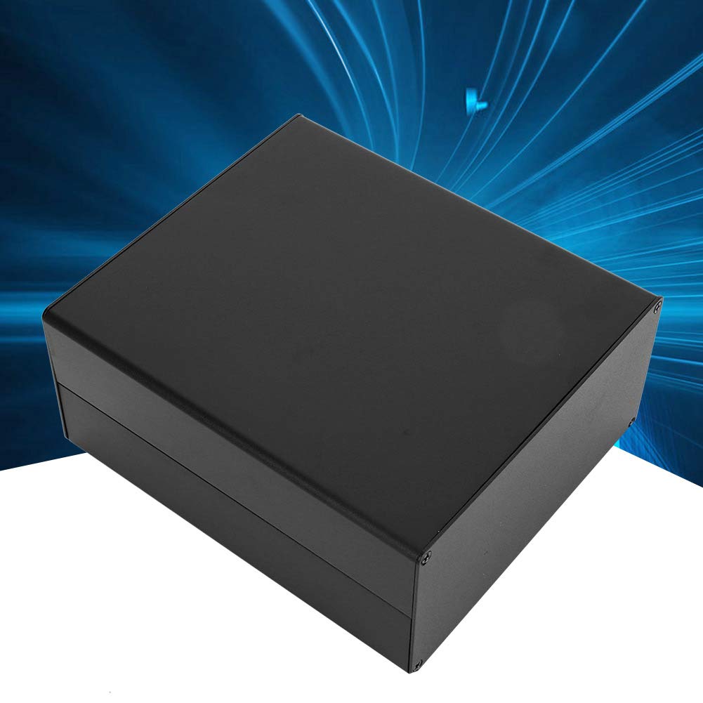 Ultima custodia in alluminio Custodia PCB Scatola di giunzione Accessori per scheda di circuito Nero sabbia per GPRS