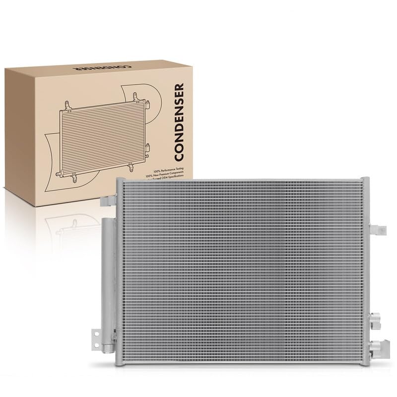 Replacement Parts for New AC Condenser A/C Air Conditioning with Bracket&Drier for Cadillac ATS CTS Mod-A58PP-49483